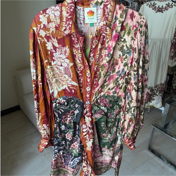 Farm Rio: Mixed Winter Garden Lenzing
Viscose Mini Dress - Picture 12 of 15